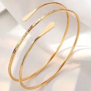 Upper Arm Cuff Bracelet Boho Hippie Armlet Goddess Simple Egyptian Stylish Greek